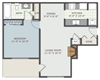 1 bedroom apartment floor plan