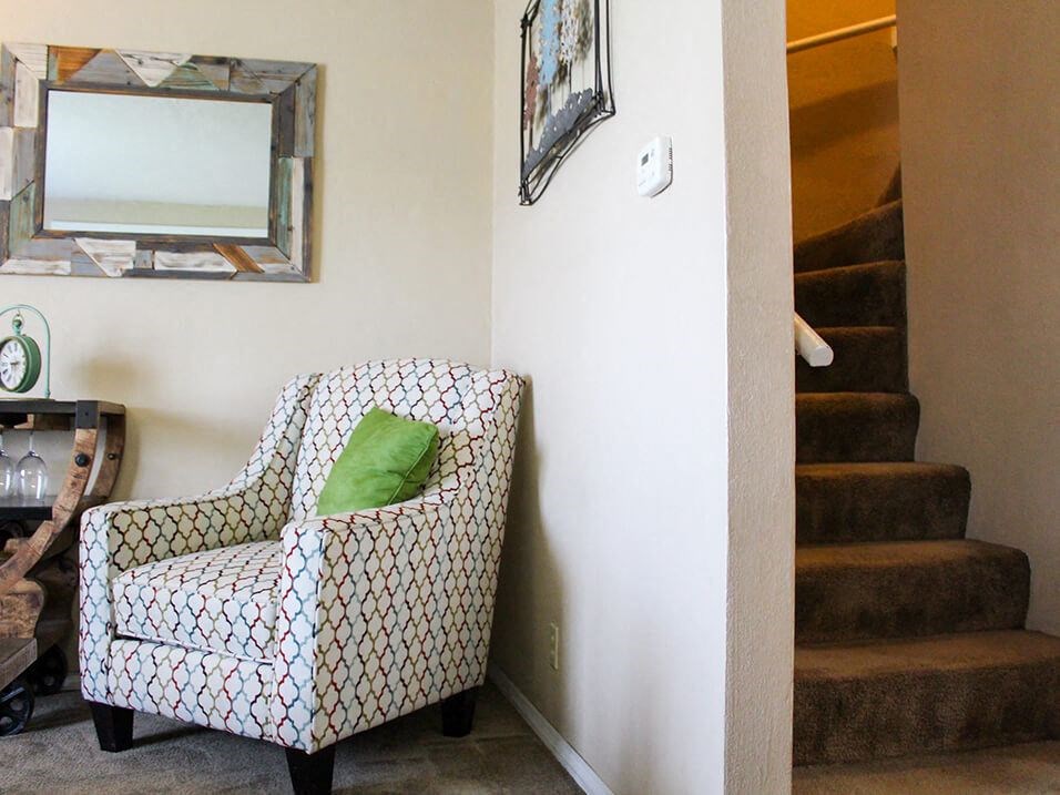 townhome with a staircase