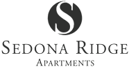 A logo for Sedona Ridge Apartments is displayed.
