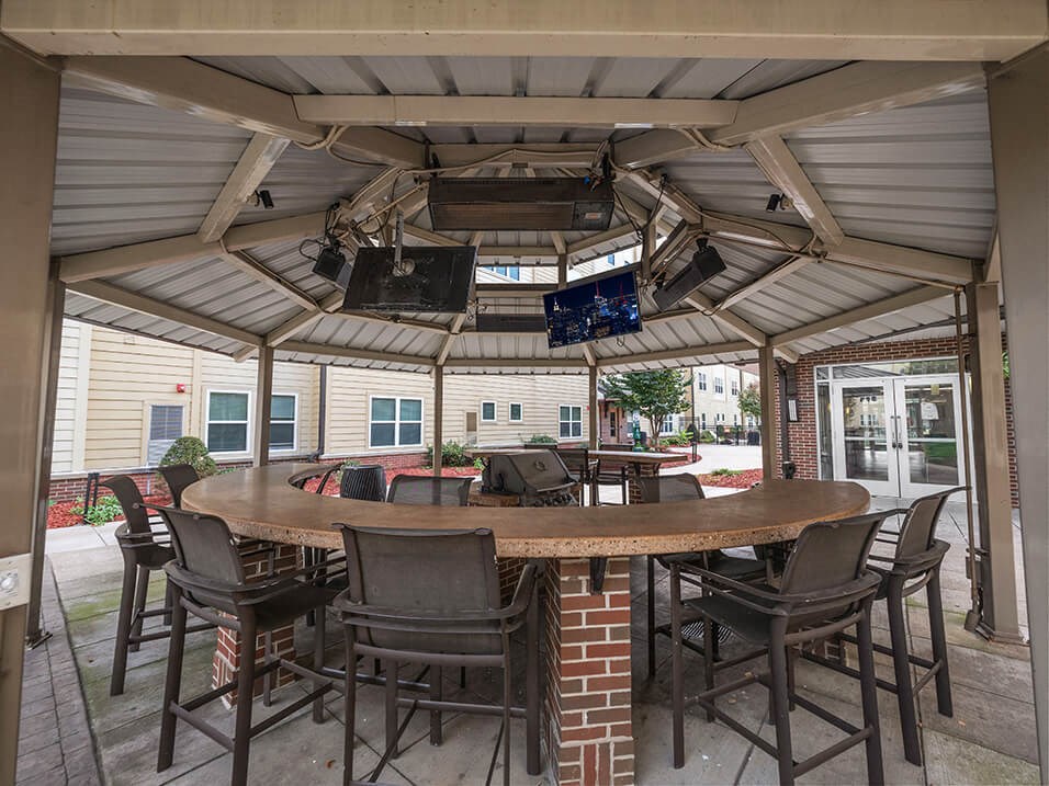 Outdoor Kitchen with Grilling Area