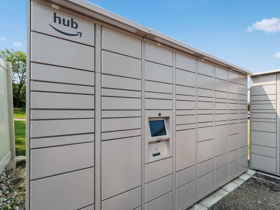 amazon package hub at Grand Blanc apartments