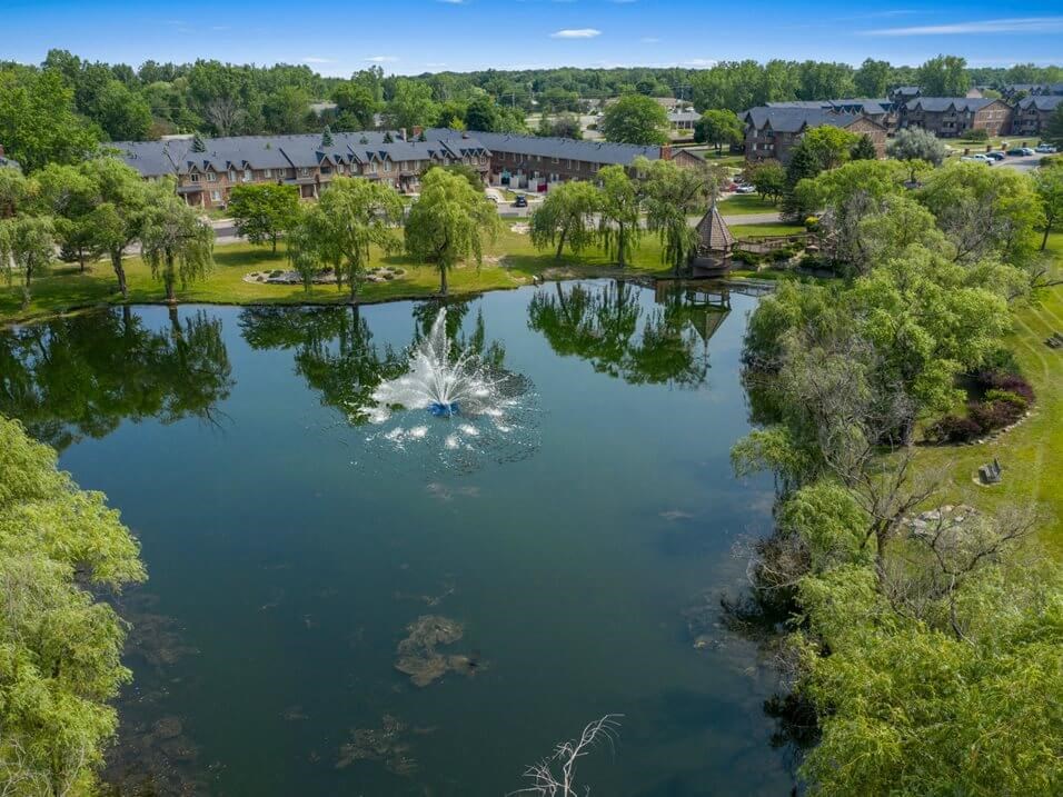 Grand Blanc Apartments on a lake