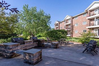 BBQ Grill Area at tourville apartments