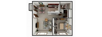 1 bedroom apartment floor plan