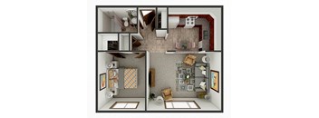1 bedroom apartment floor plan