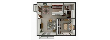 1 bedroom apartment floor plan