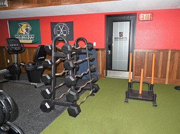 Free Weights at Tourville Apartment Gym - Photo Gallery 9