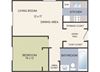 1 bedroom apartment floor plan
