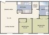 2 bedroom apartment floor plan