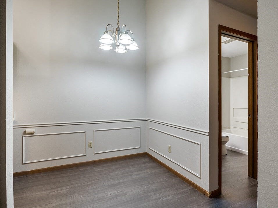 dining area in apartment