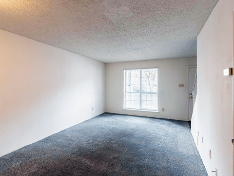 Living room with big window