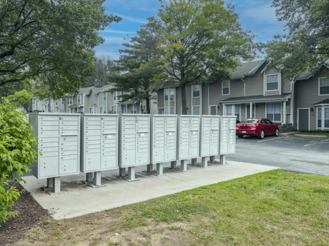 Mailboxes at Victorian Village Townhomes