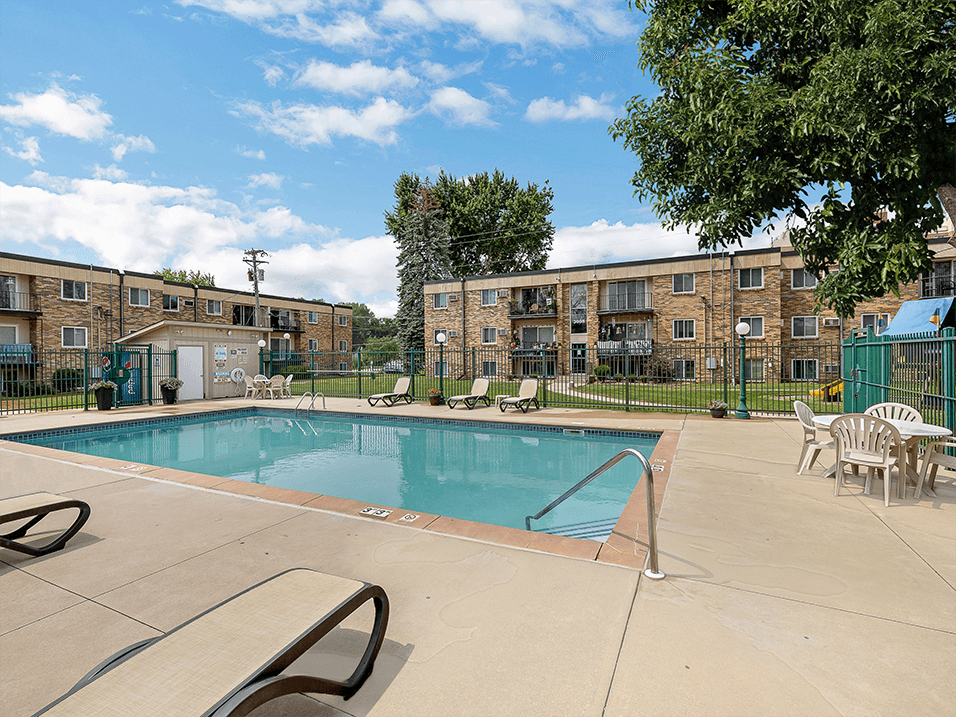 our apartments in a city have a swimming pool