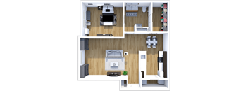 Willow - 1 Bed 1 Bath