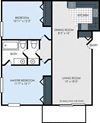 2 bedroom apartment floor plan