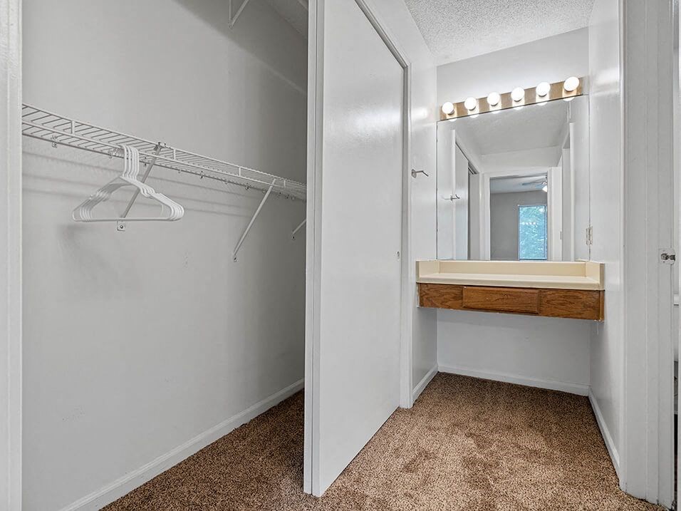 Huge Closet in Connected Bathroom