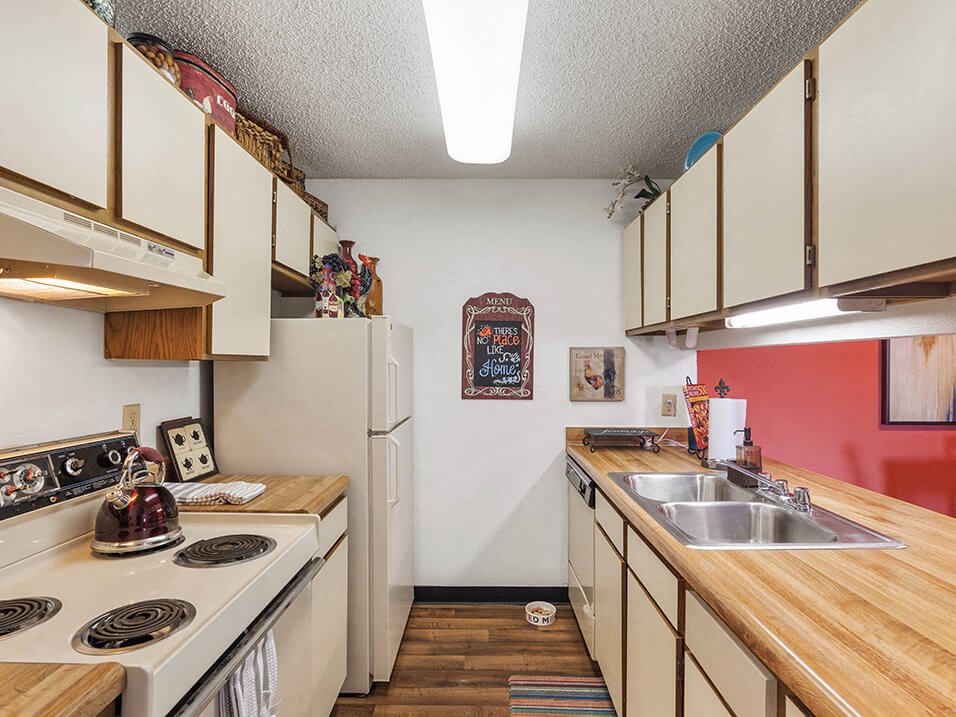 Apartment Kitchen with appliances