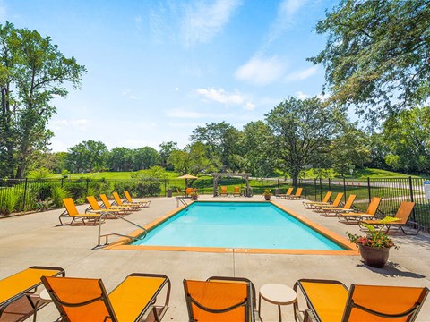 swimming pool at our apartment community