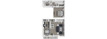 2 bed townhome at West Winds