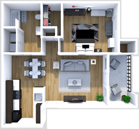 Yucca - 1 Bed 1 Bath