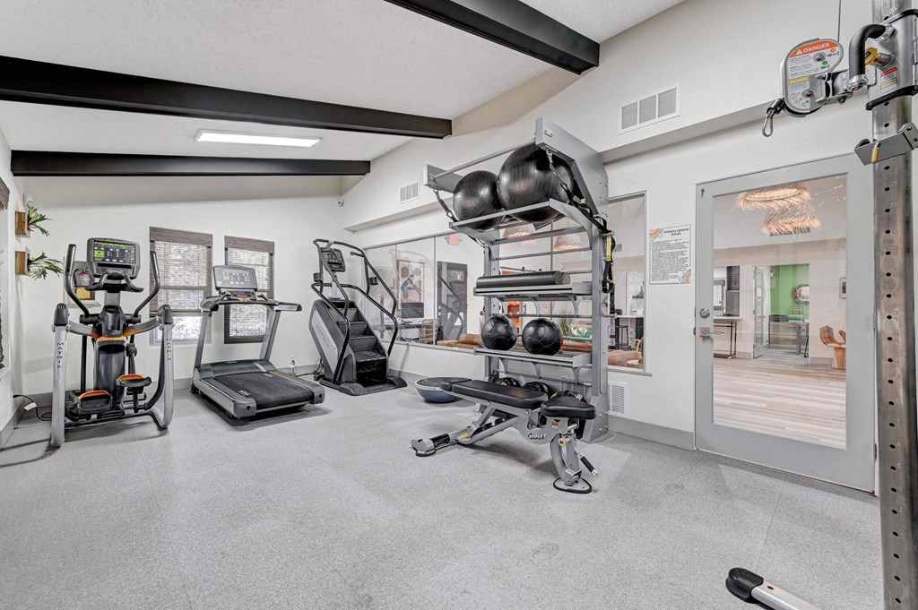 Modern Fitness Center at Namaste Apartments, Las Vegas
