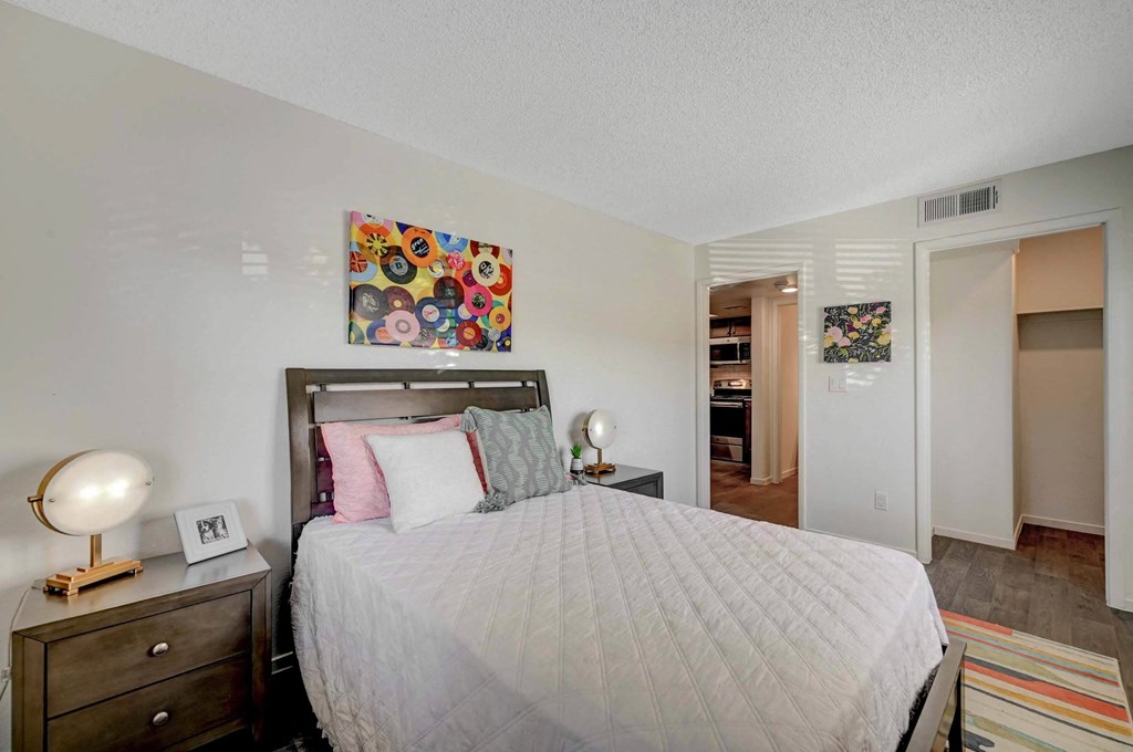 Bedroom With Closet at Solstice Apartment Homes, Las Vegas