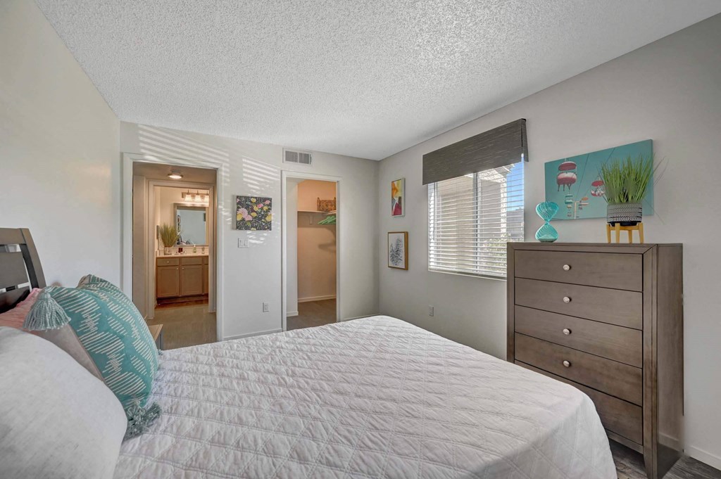 White Bedroom at Solstice Apartment Homes, Nevada, 89108