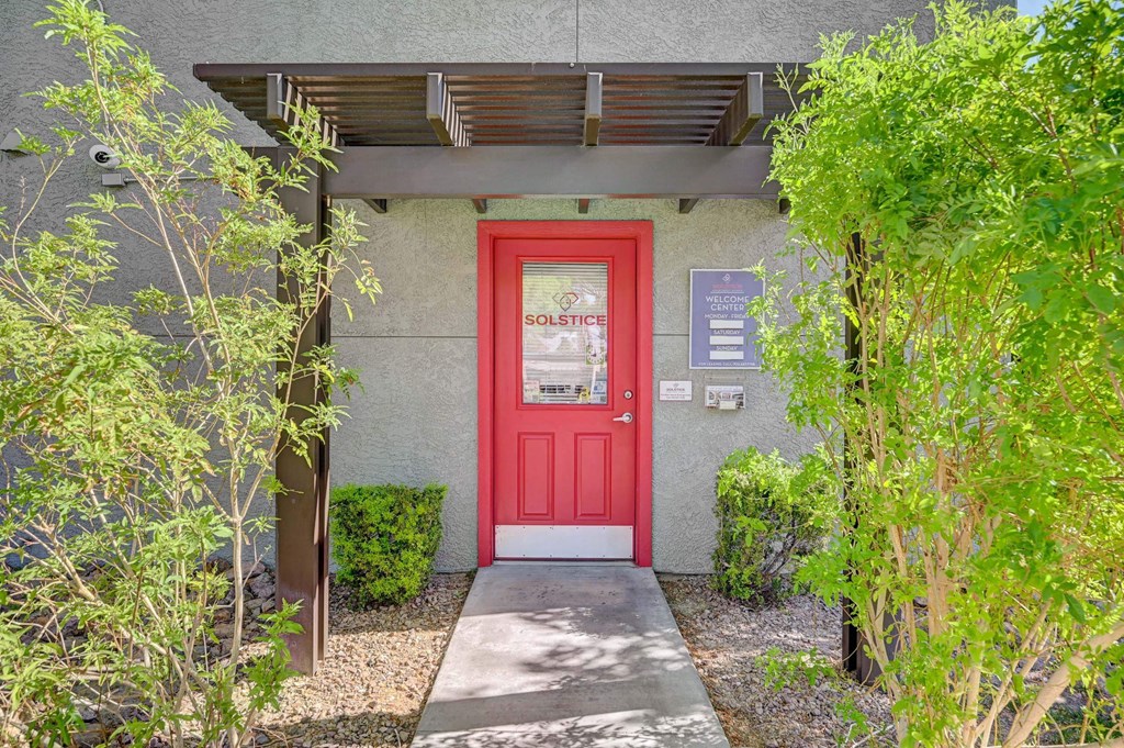 Front Door at Solstice Apartment Homes, Las Vegas, 89108