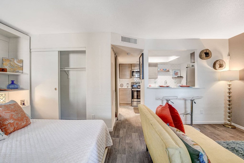 Bedroom With Closet at The 95 Apartments, Las Vegas, NV, 89129