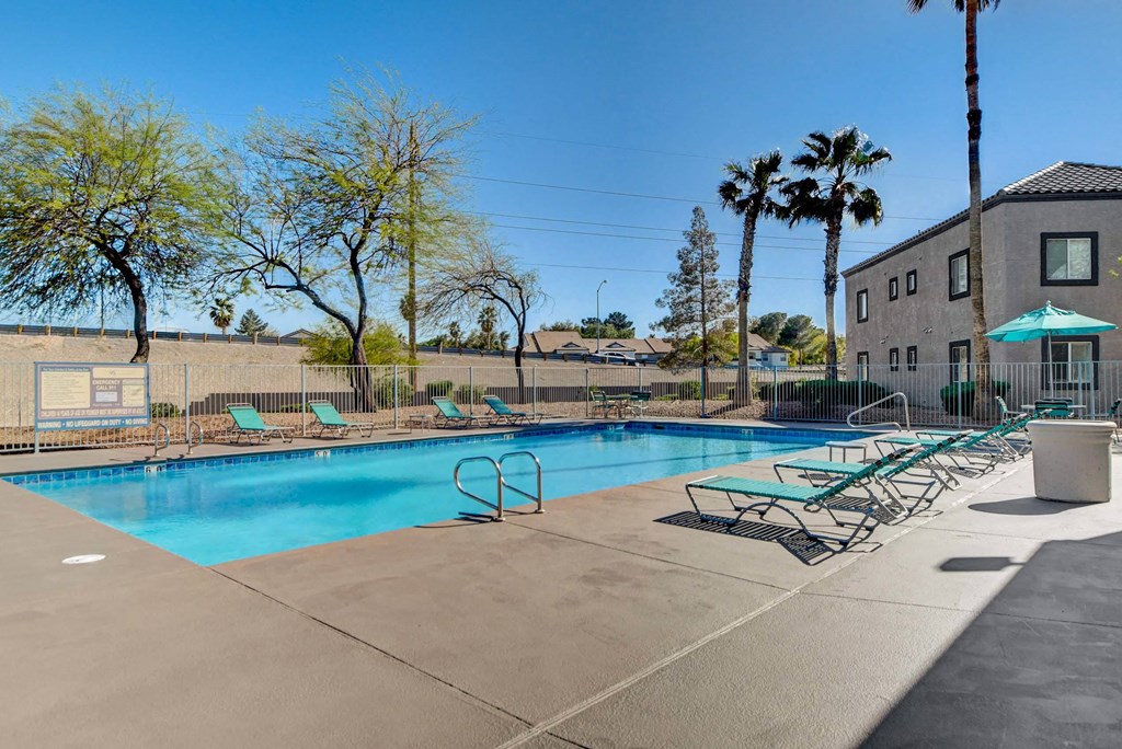 A swimming pool at The 95 Apartments, Las Vegas, 89129