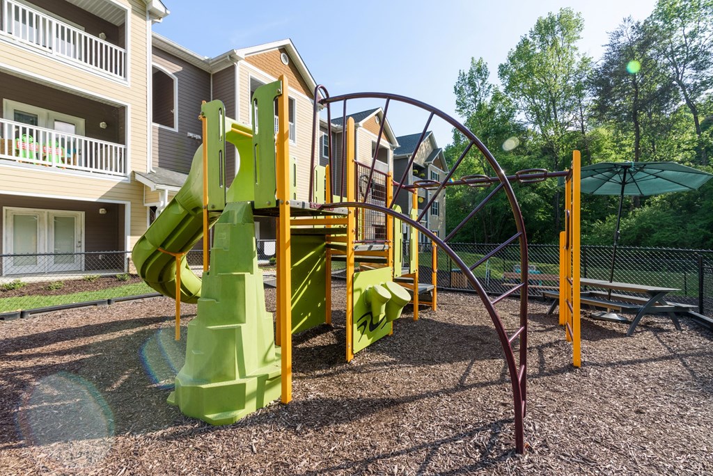 our apartments have a playground for kids to play