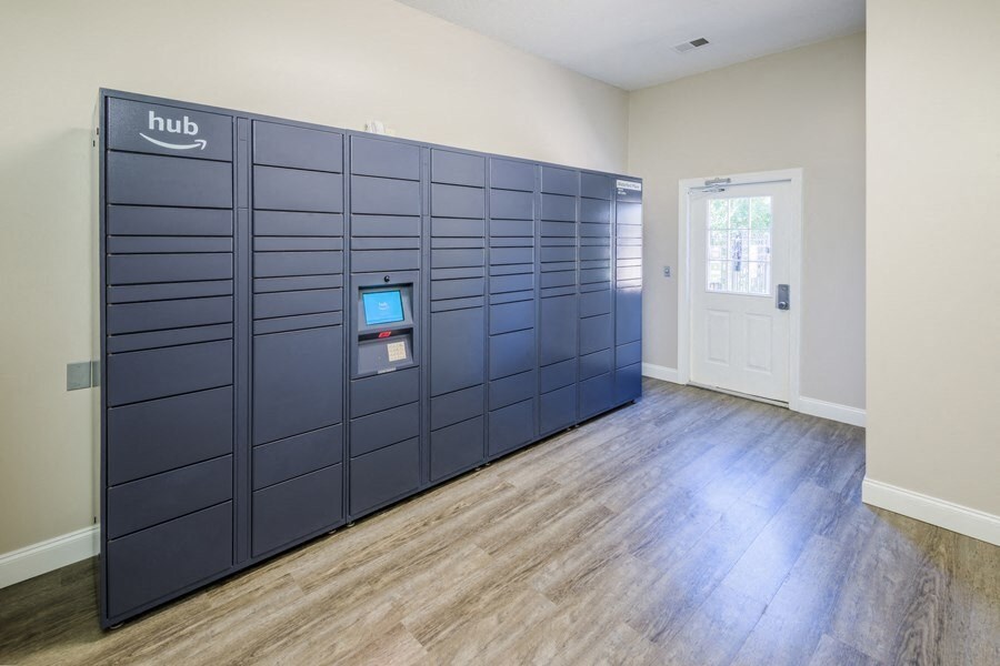 Amazon storage lockers for all package deliveries