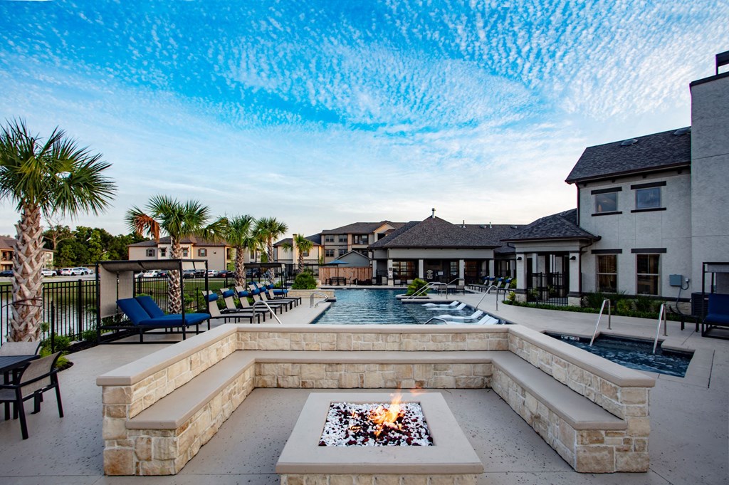 Pool and Fire Pit at Legacy at 2020