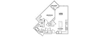a schematic of a hospital floor plan with patient rooms and corridors