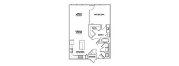 a floor plan of a small house