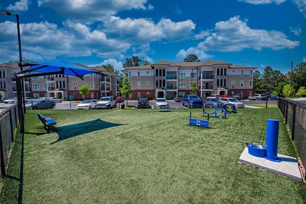 a playground at the enclave at green valley apartments