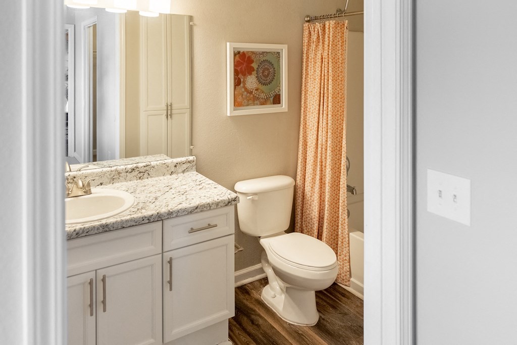 the preserve at ballantyne commons apartments bathroom with toilet and sink