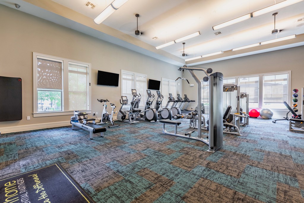 our state of the art fitness center at our apartments