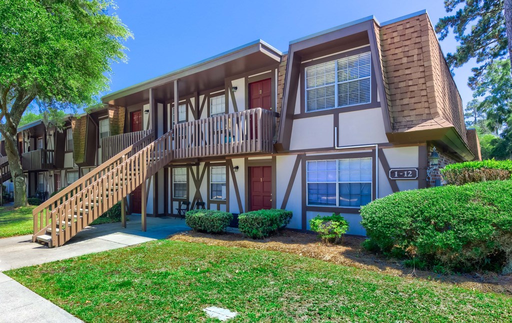 the building where the apartment is located