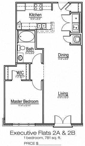 One bedroom apartment home at Main Street Square One bedroom apartment home at Main Street Square