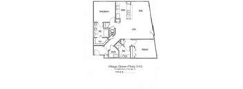 Village Green Flats Apartment Home at Main Street Square