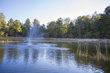 Enjoy the beautiful pond and fountain at Hawthorne at Murrayville