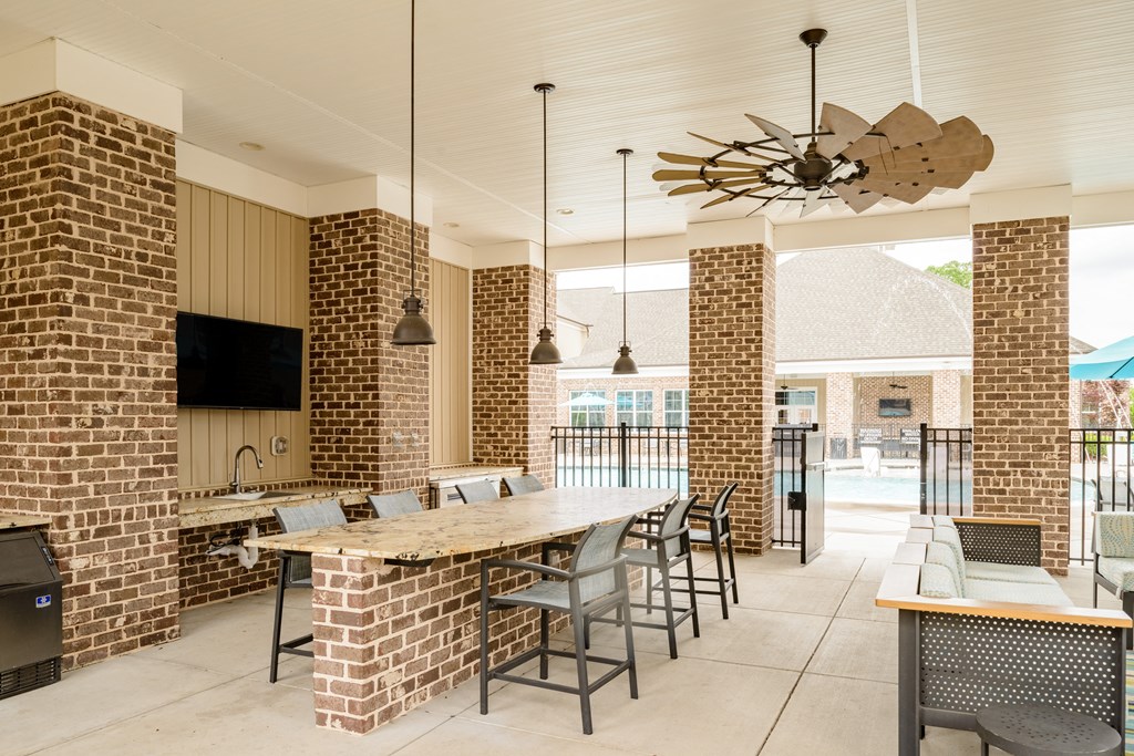 the clubhouse at the preserve apartments