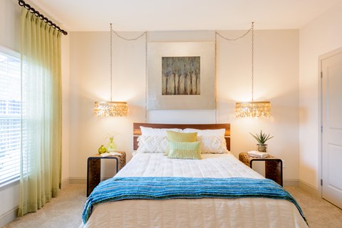 bedrooms at the district flats apartments ma