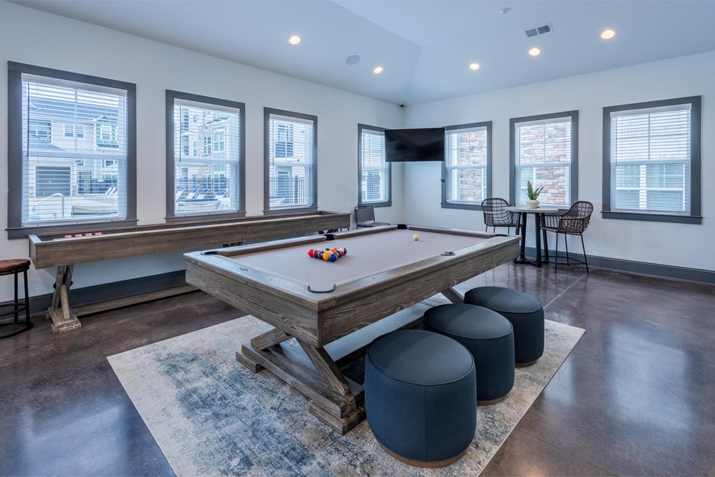 the preserve at ballantyne commons community billiards room