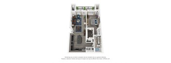 The Griffin is a 1 bedroom, 1 bathroom floor plan at 8 West in Greensboro, NC