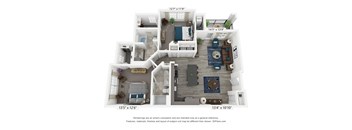 B1_a floor plan at 8 West apartments in Greensboro, NC