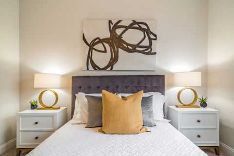 bedrooms at the district flats apartments ga