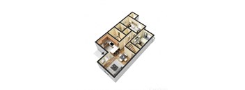 Two Bedroom/One Bath