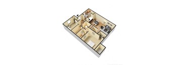 Large Two Bedroom/Two Bath